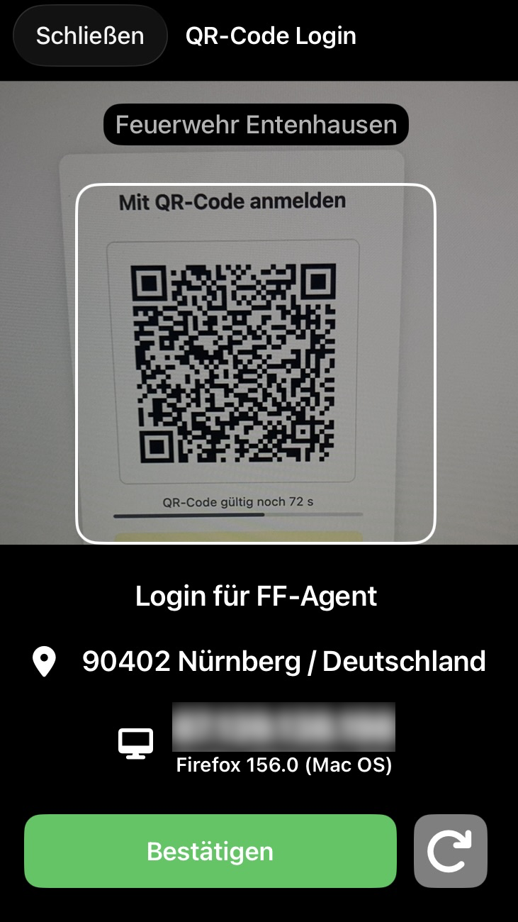 Scan bestätigen