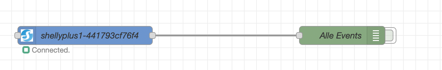 Zustandsänderung über Debug Node auslesen